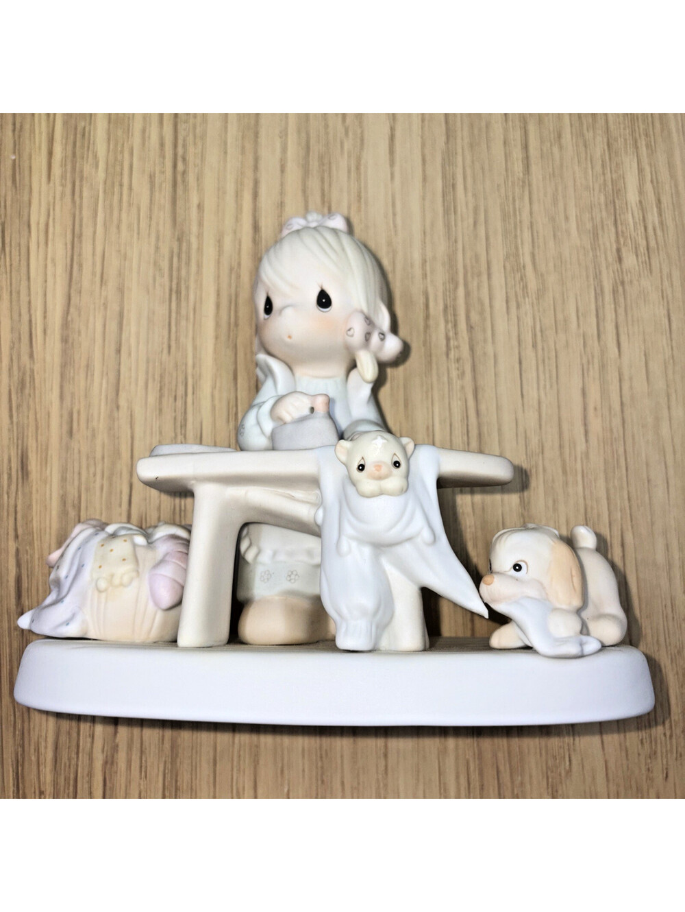 Precious Moments E-9265 " Press On" figurine-1982
